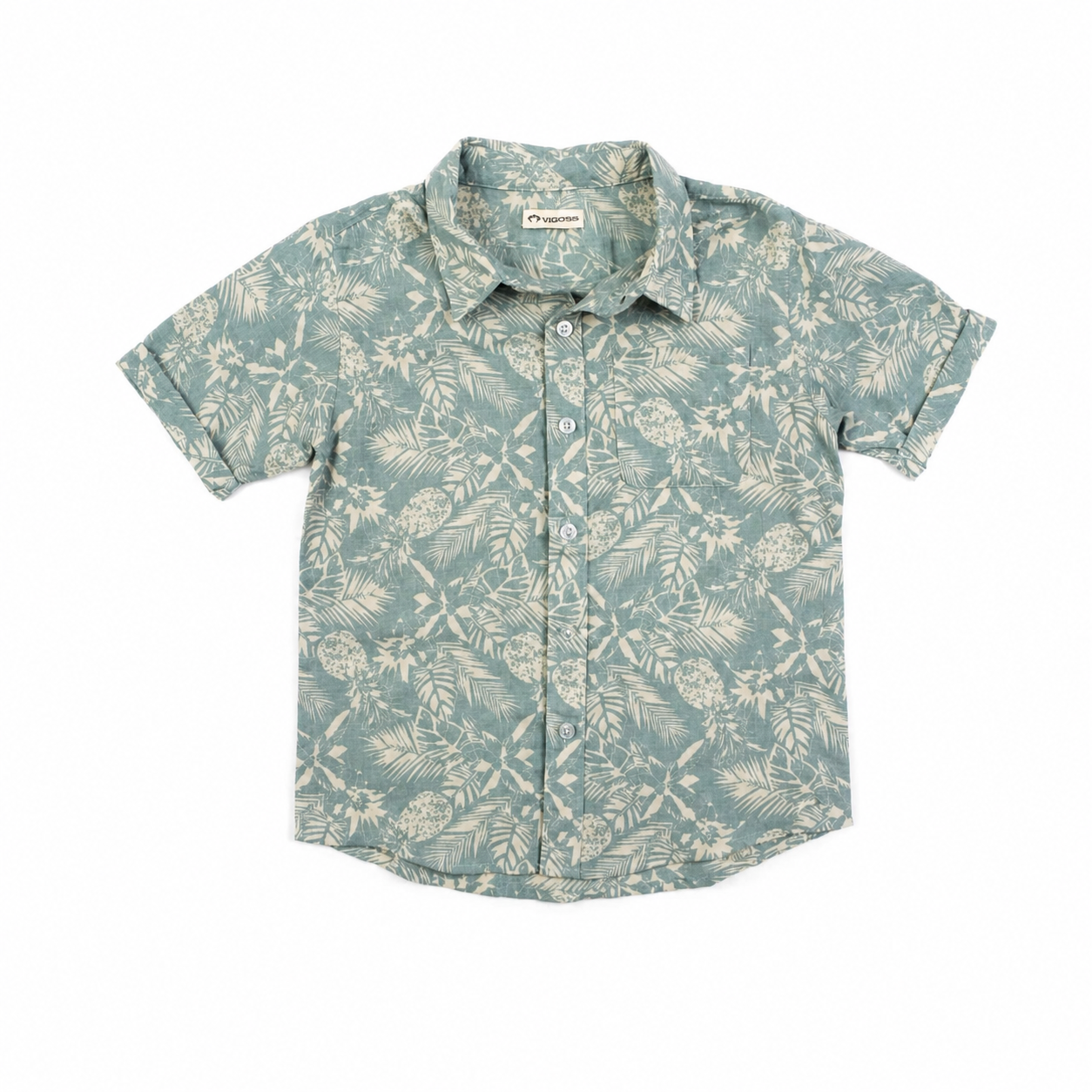 Pinapple Palaya Shirt قميص لون أزرق