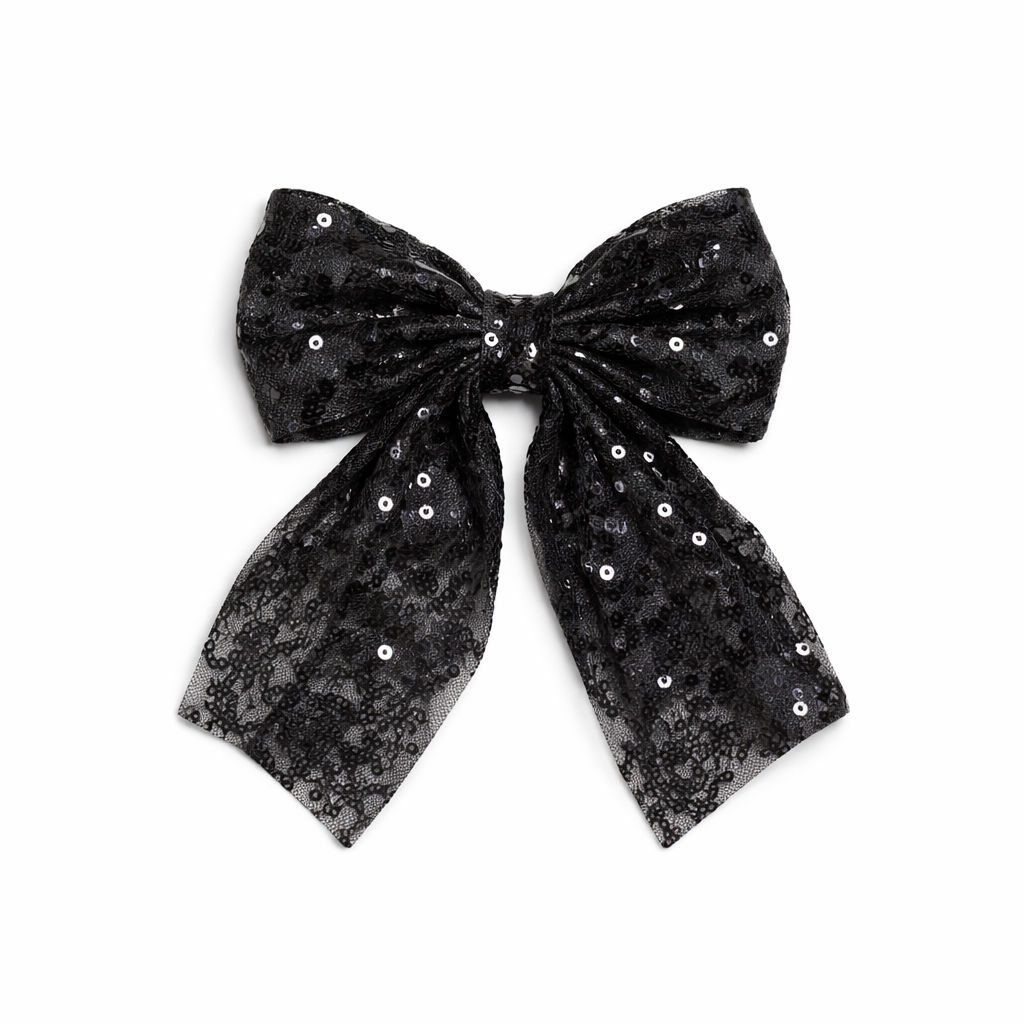 Sequin Longtail Bow مشبك شعر