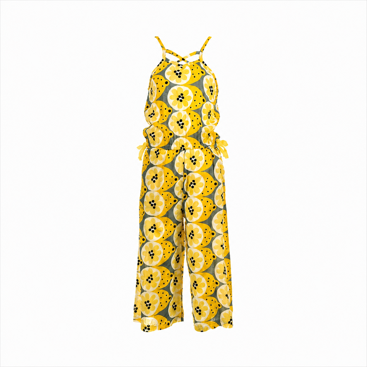 Lemon Alana Jumpsuit جمبسوت لون أصفر