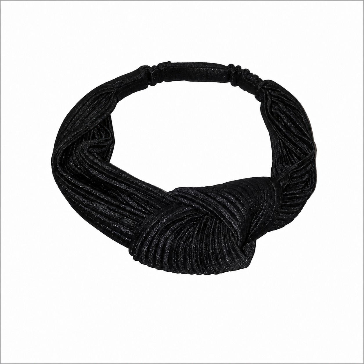 Knot Wrap Black Headband ربطة شعر