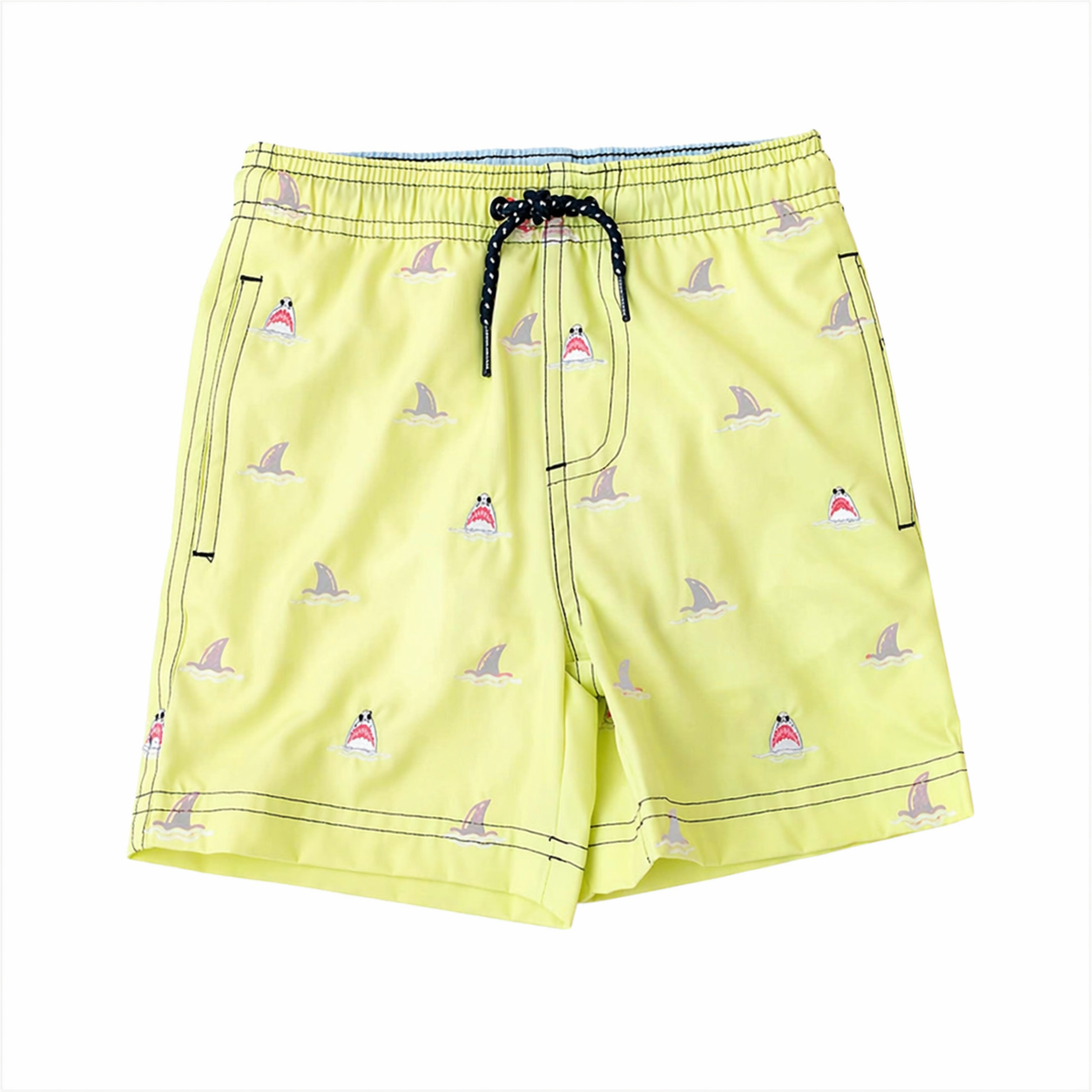 Citron Sharks Boys Swim Trunks شورت سباحة