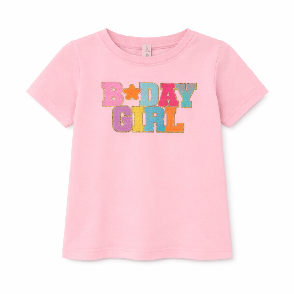 Birthday Girl T-shirt Pink بلوزة