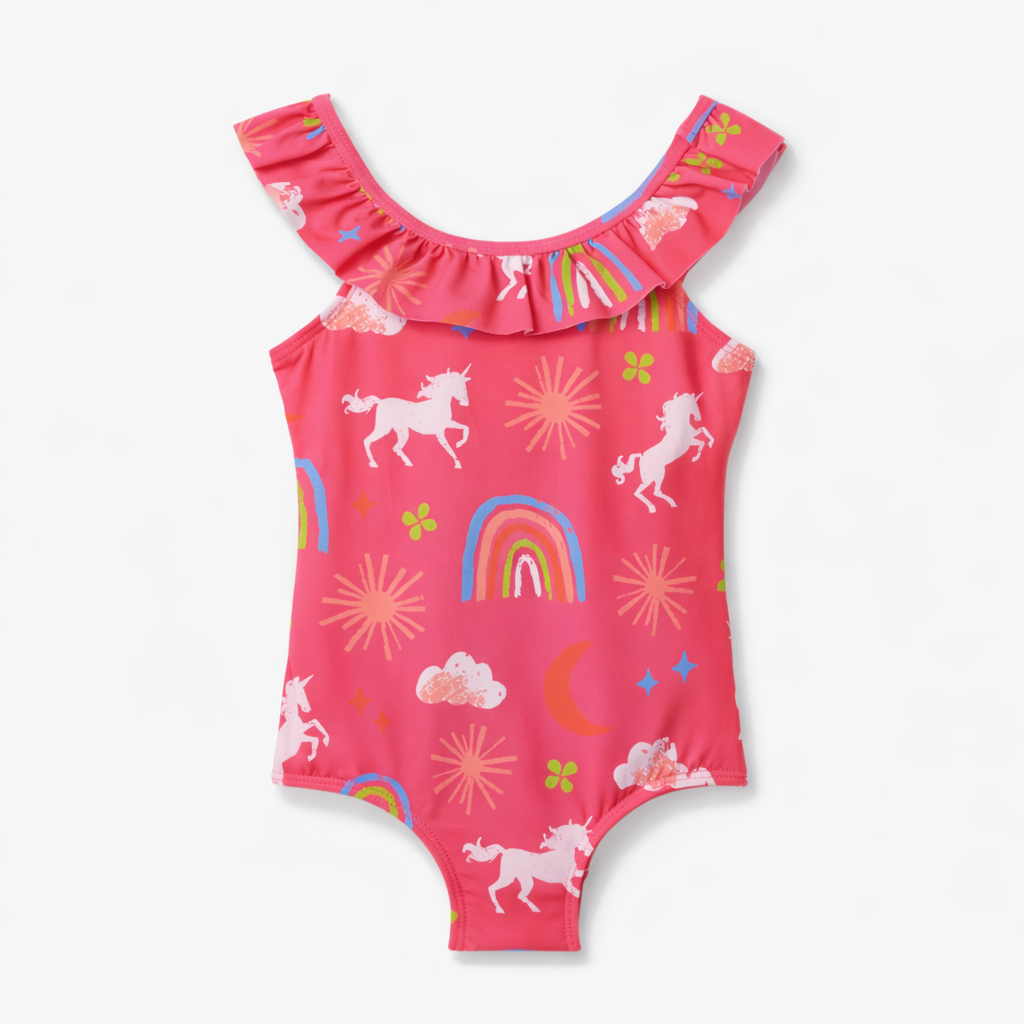 Unicorns & Rainbows Swimsuit ملابس سباحة