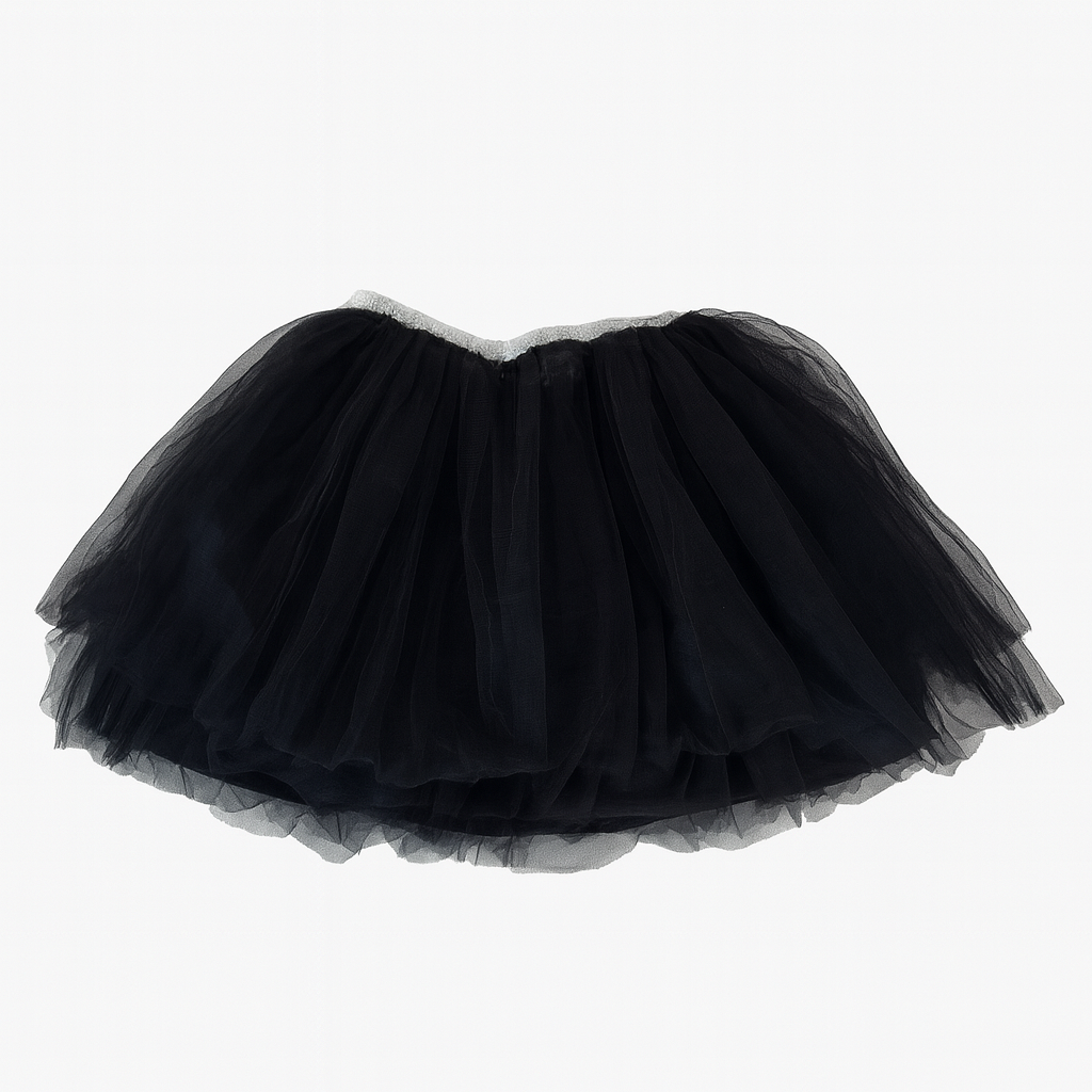 Black Lace GlitterTutu تنورة لون أسود