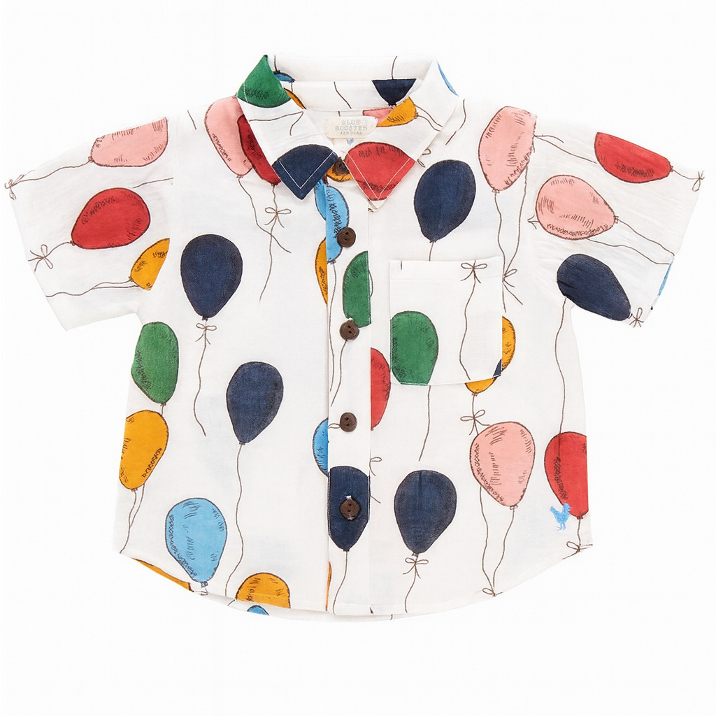 Boys Jack Shirt-Baloon Buncher قميص أبيض
