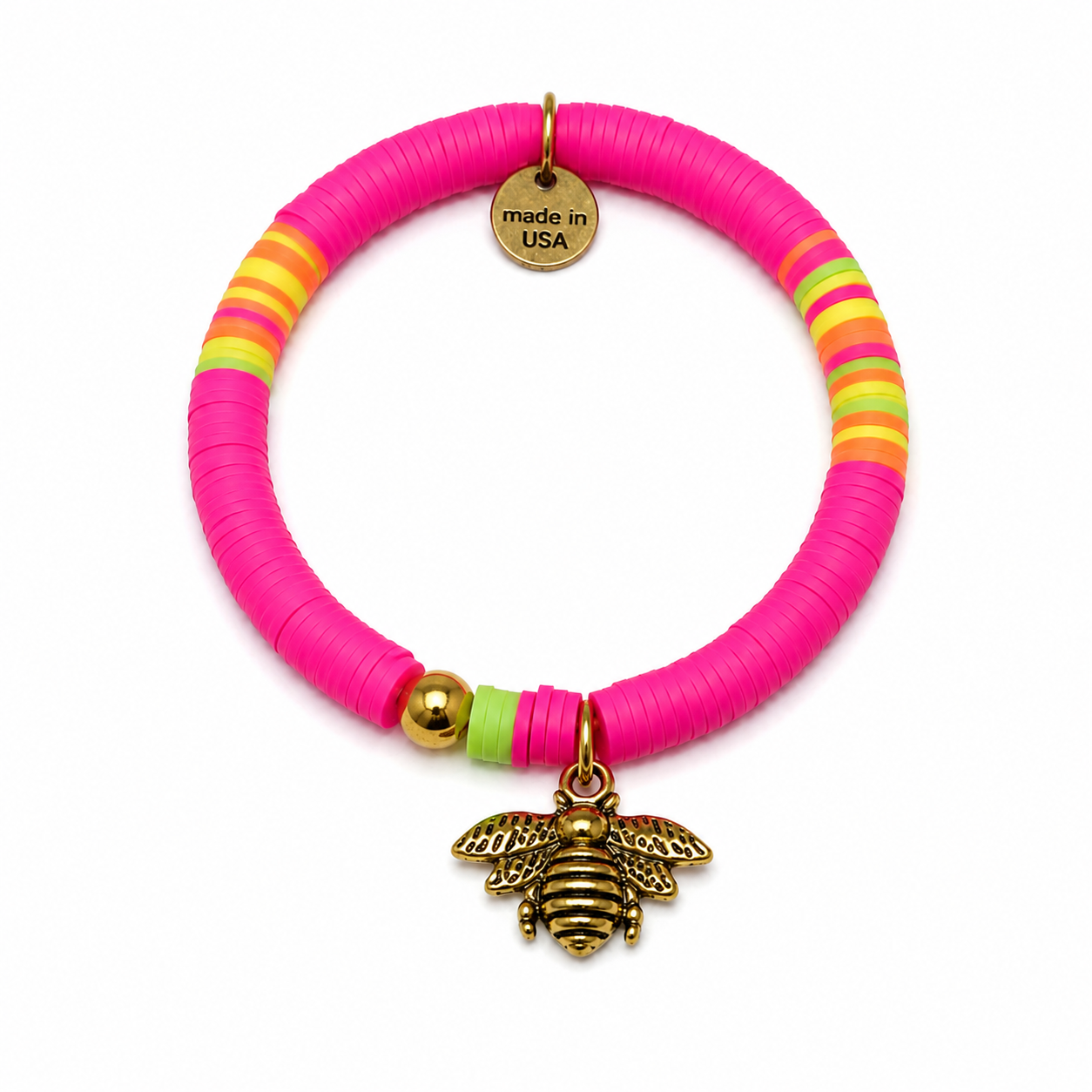 Charm Vinyl Bracelet