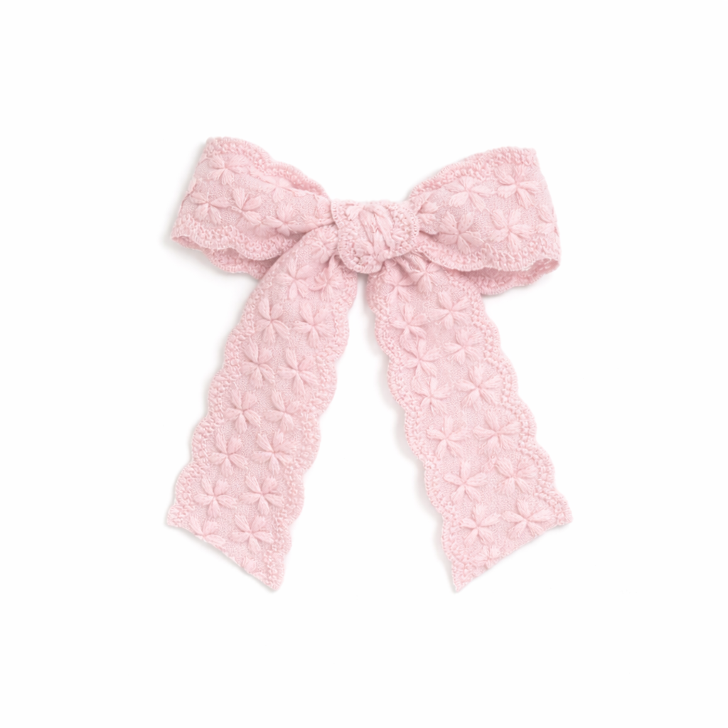 Vintage Lace Tail Bows مشبك شعر