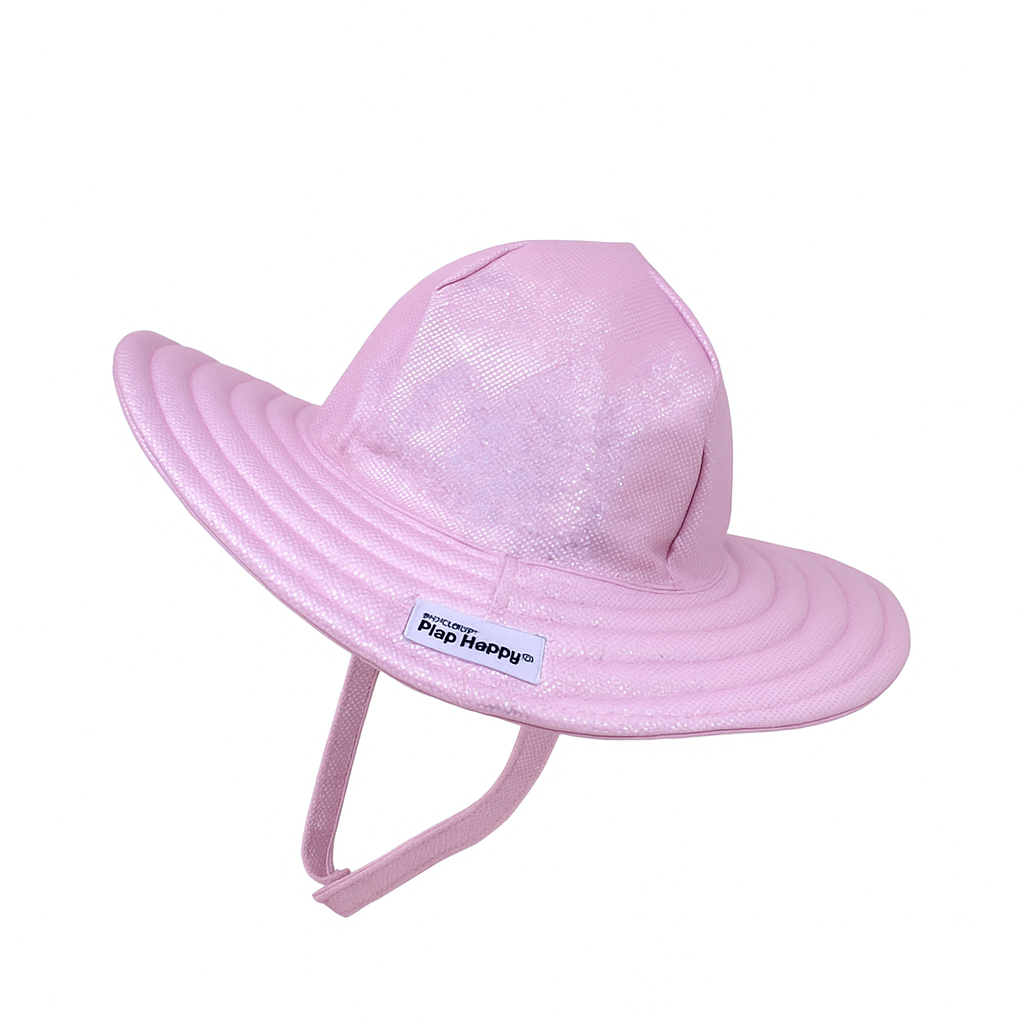 Sparkling Pink SSplash Swim Hat قبعة لون وردي