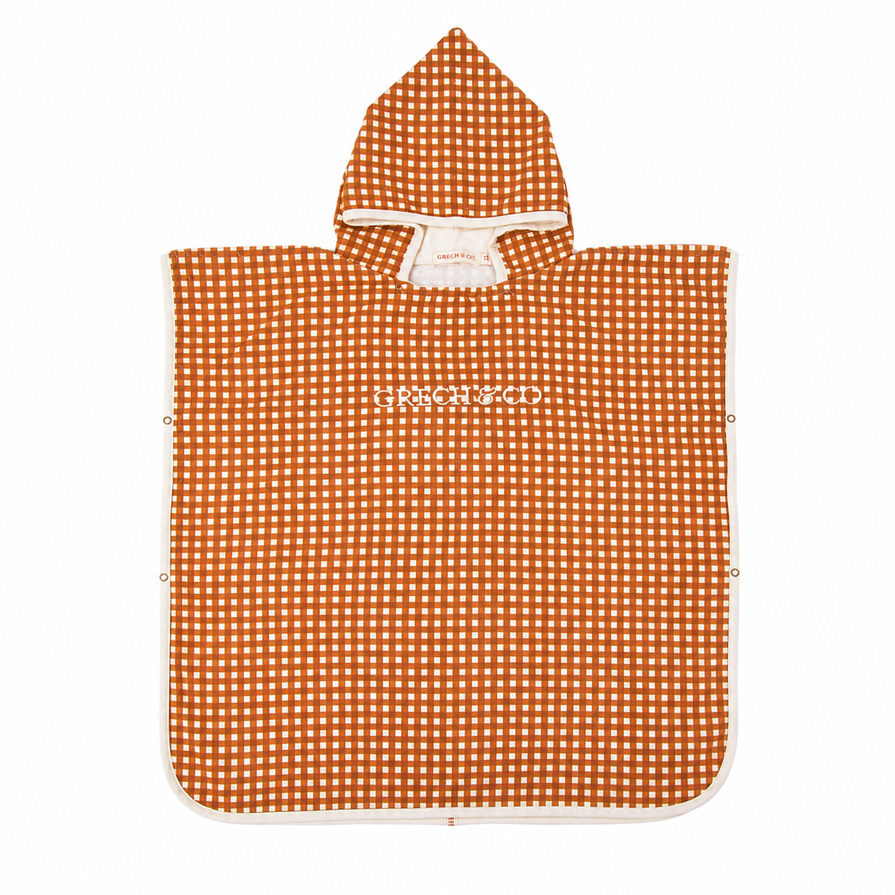 Sienna Gingham Towel Poncho بونشو منشفة