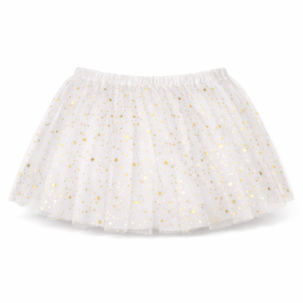 White Gold Stars tutu تنورة تور