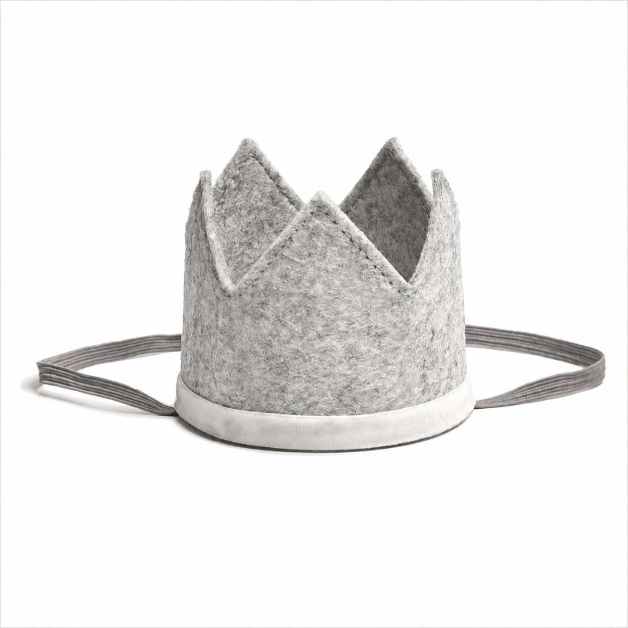 Grey / White Boy Crown تاج