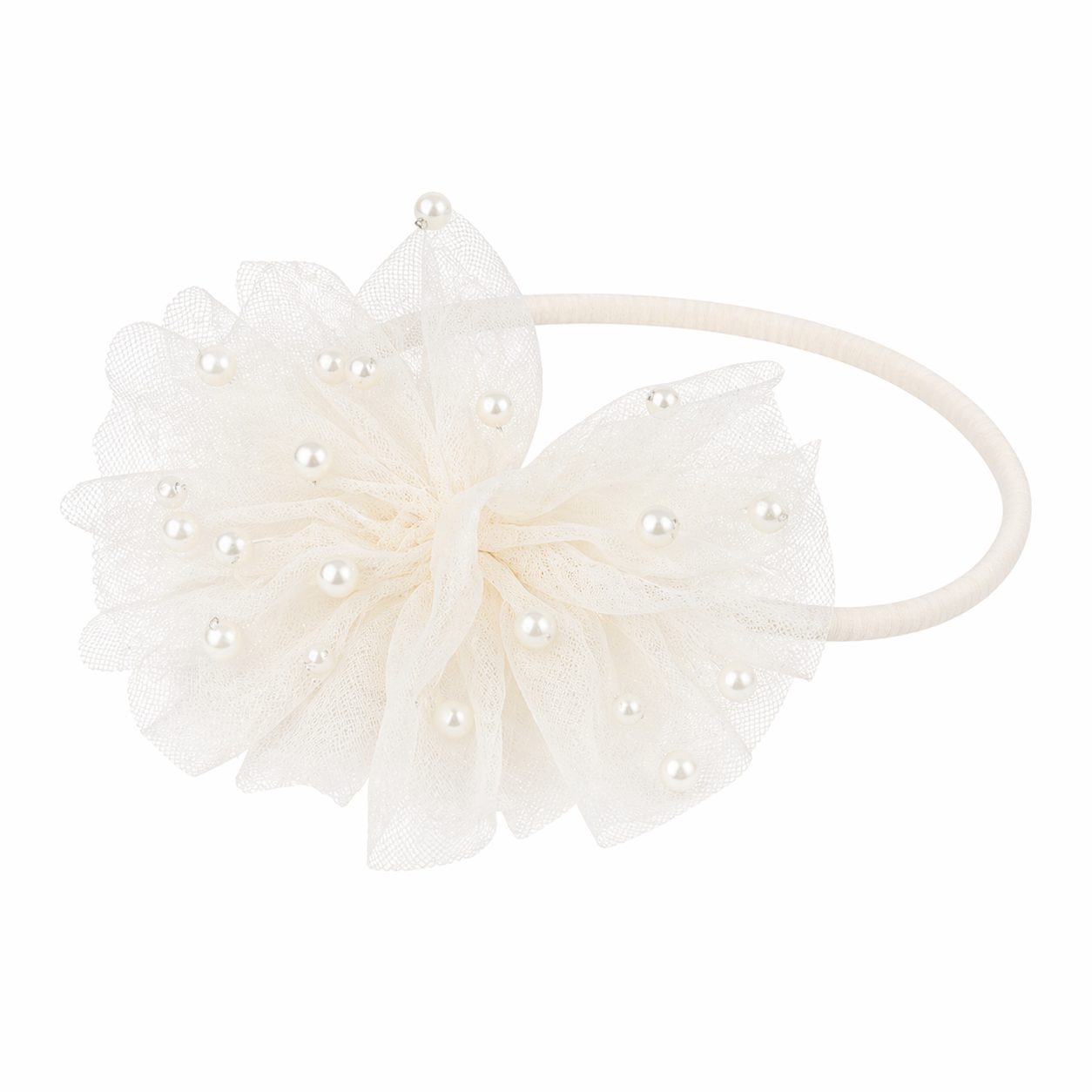 Tulle & Pearl Baby Headband ربطة شعر
