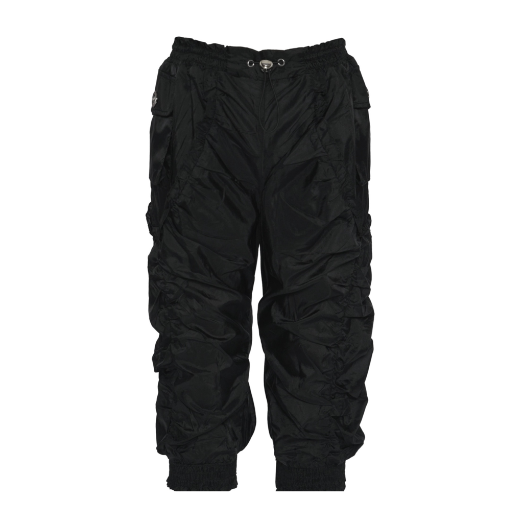 BLACK CARGO PANTS بنطلون لون أسود