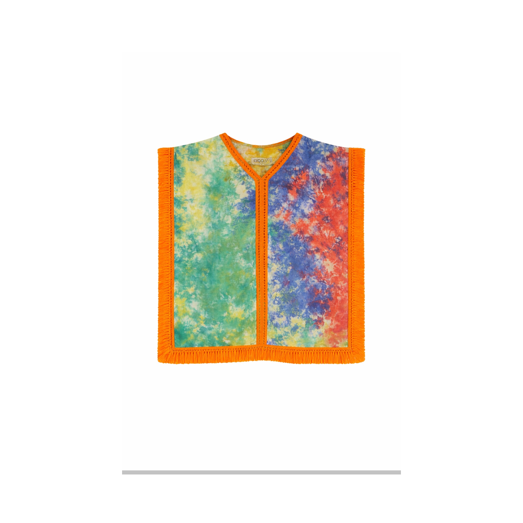 Tie Dye Blue / Pink kaftan قفطان ملون