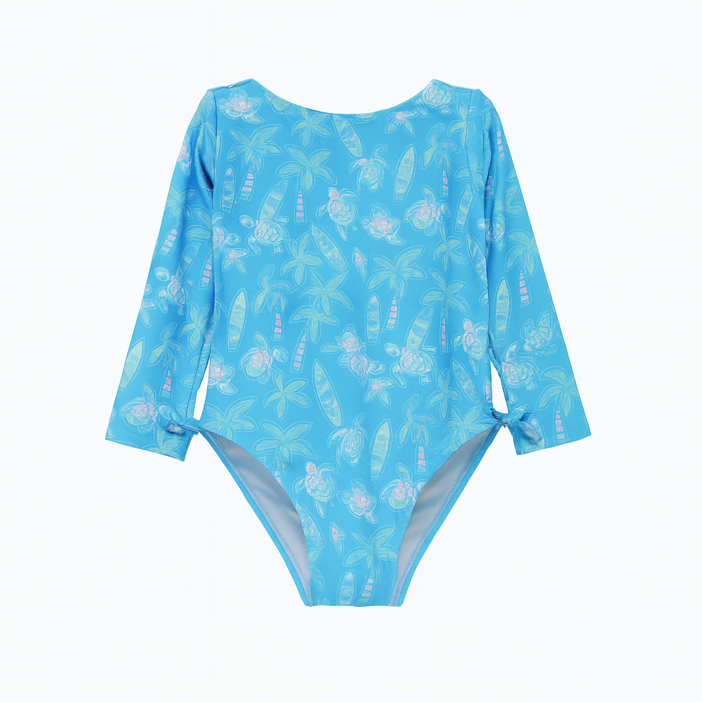 Coco Beach Turtles Charlie L/S Swimsuit ملابس سباحة