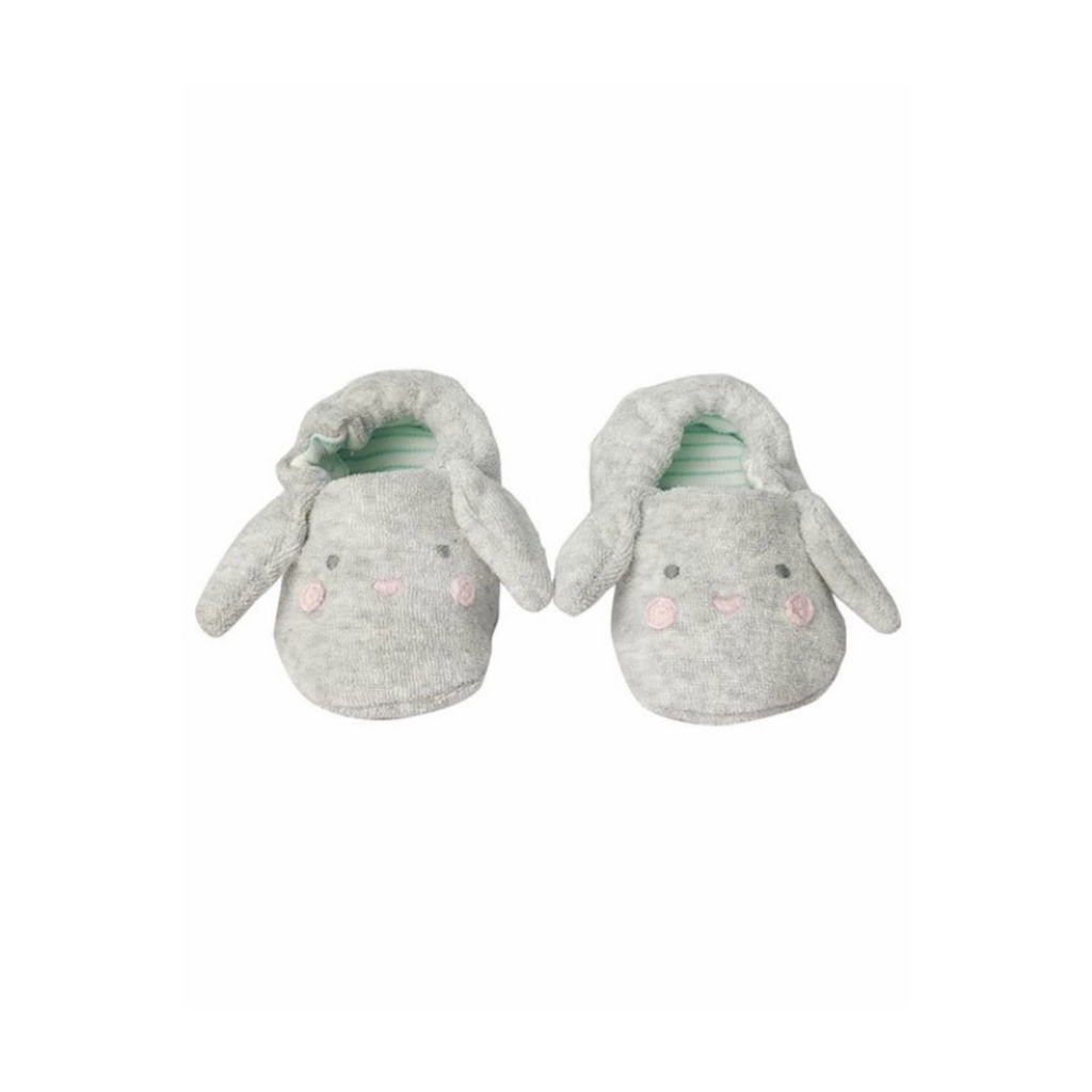 Bunny Fuzzy Booties حذاء مواليد