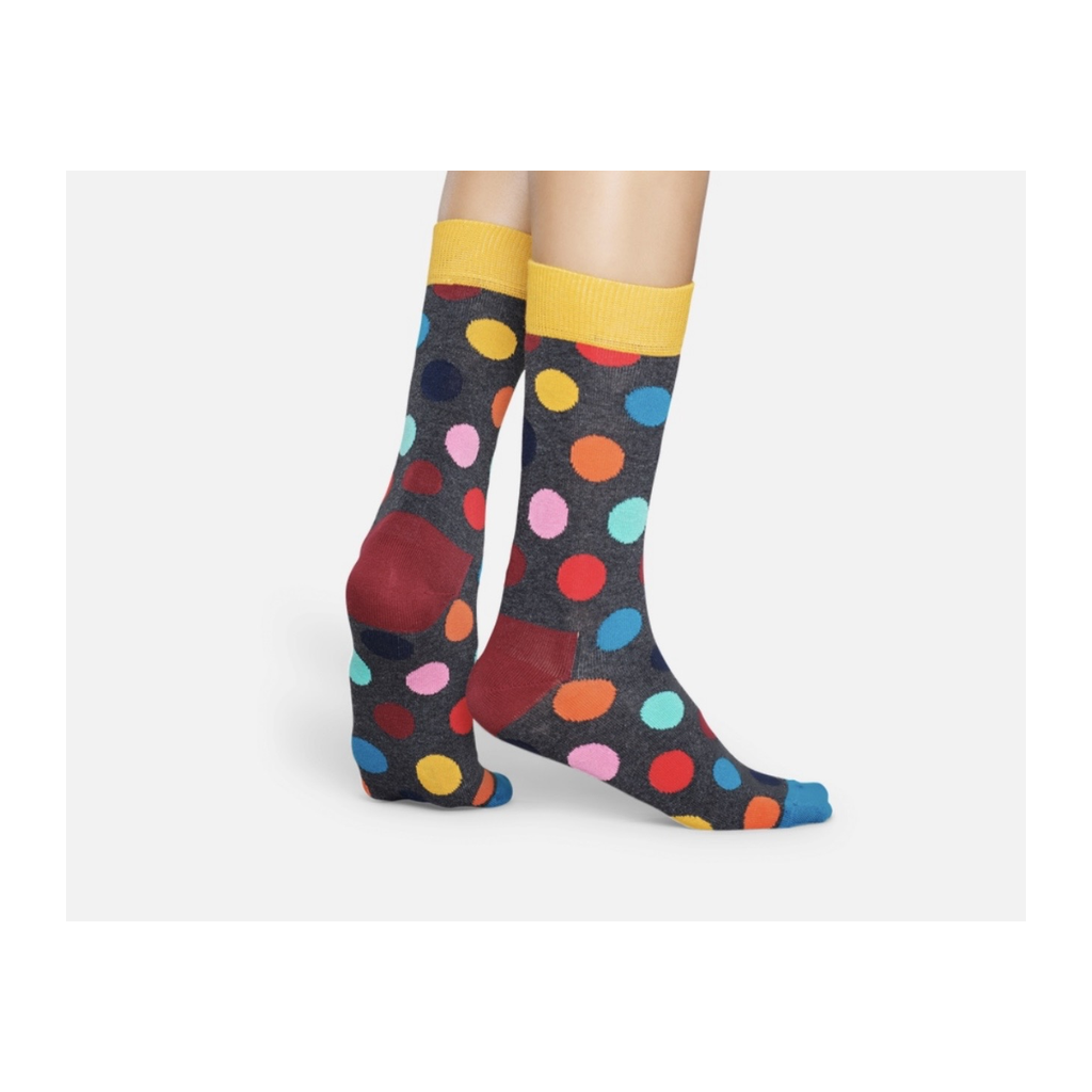 Adult Big Dot Block Socks جوارب ملونة