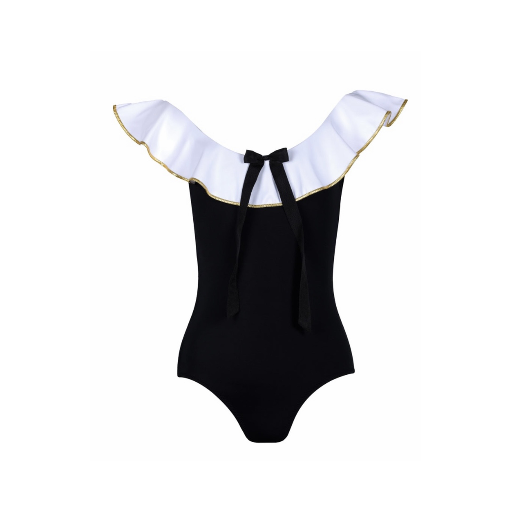 Josie White Ruffle Swimsuit ملابس سباحة