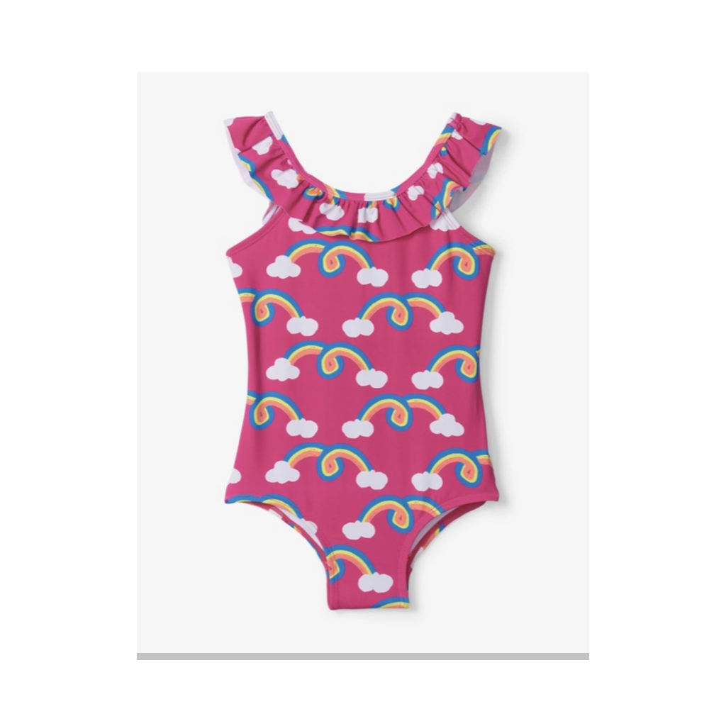 rainbow arch ruffle swimsuit ملابس سباحة