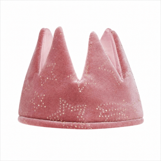 Blush Enchanted Velvet Crown تاج بنات