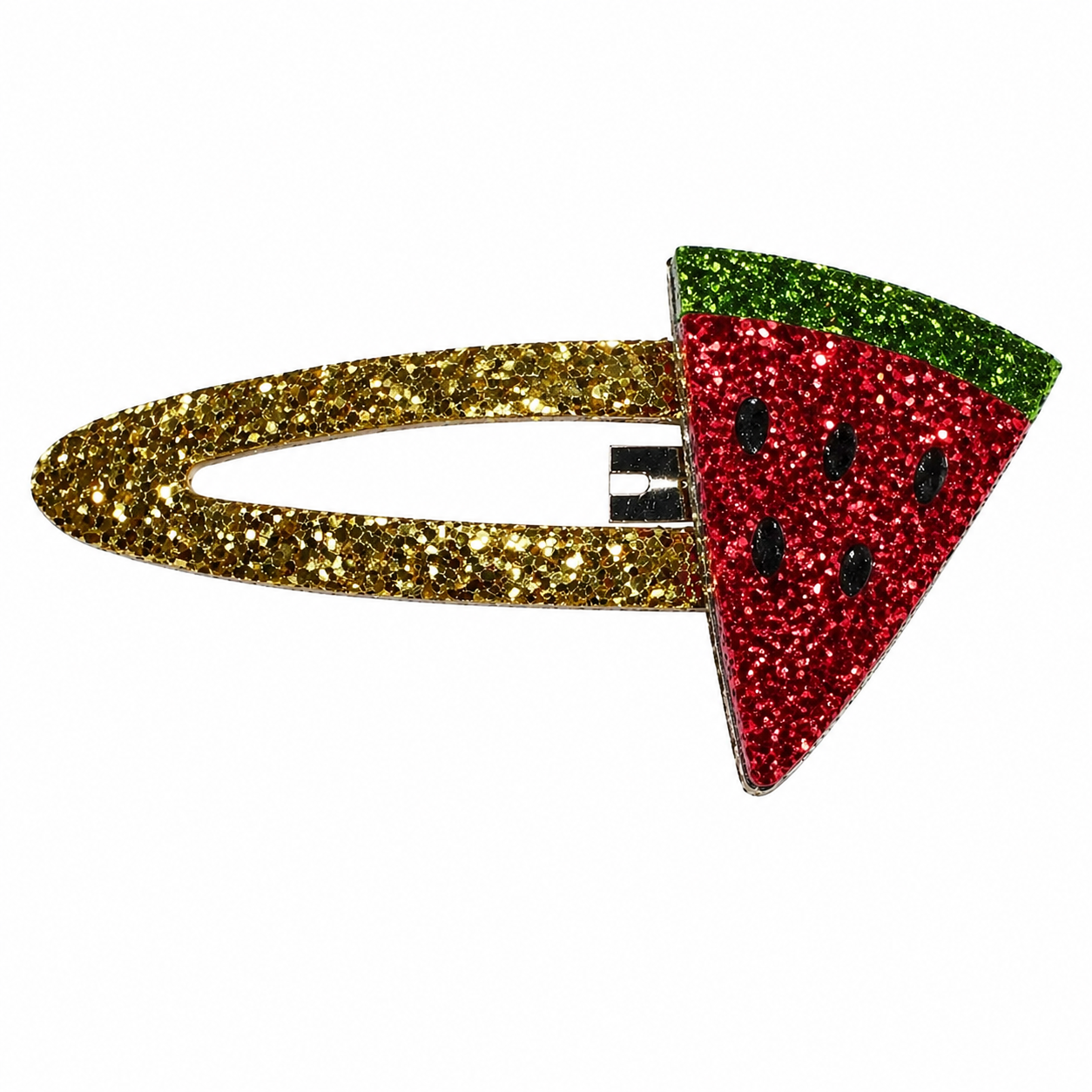 Red/Pink Watermelon Hair Clips مشبك شعر