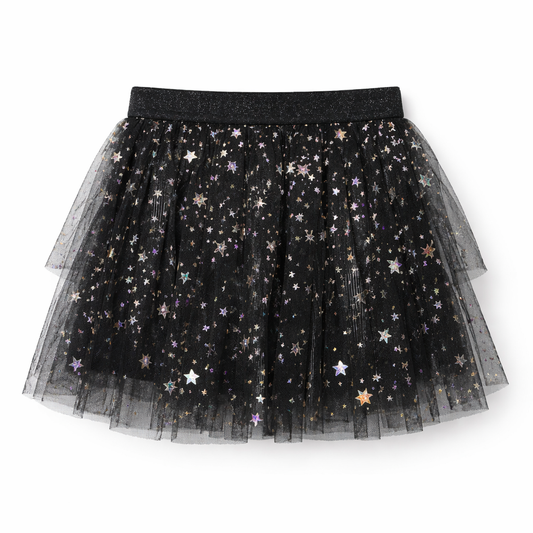 STAR MESH RUFFLE TUTU SKIRT تنورة تور