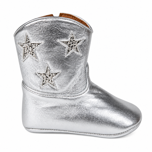 Spark Silver Boots
