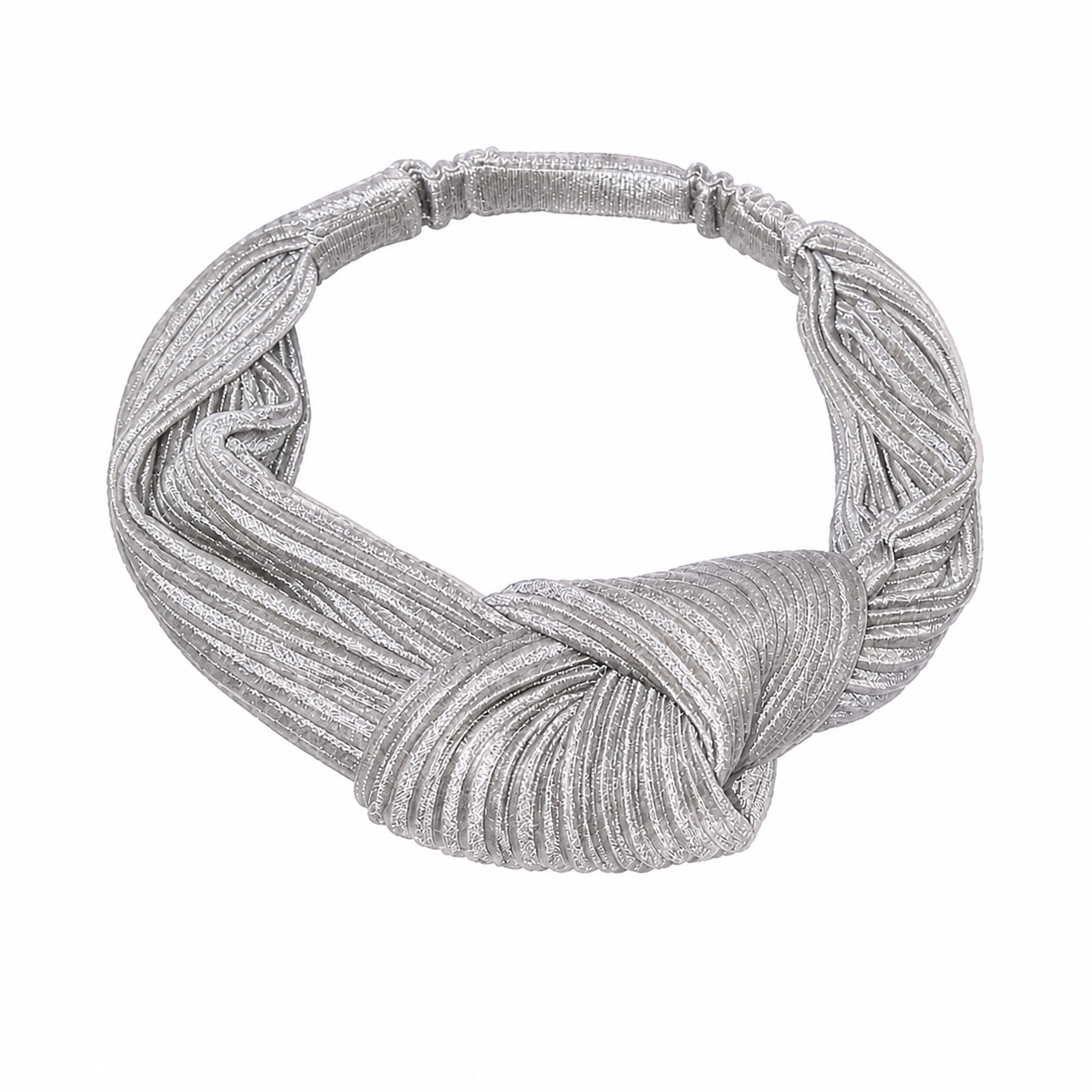 Knot Wrap Silver ربطة شعر
