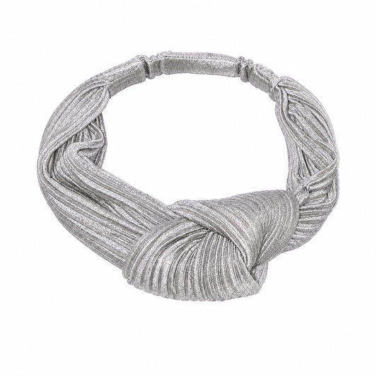 Knot Wrap Silver ربطة شعر