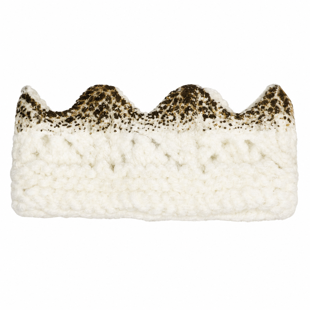 Aiden Crown Cream Gold تاج