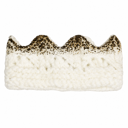 Aiden Crown Cream Gold تاج