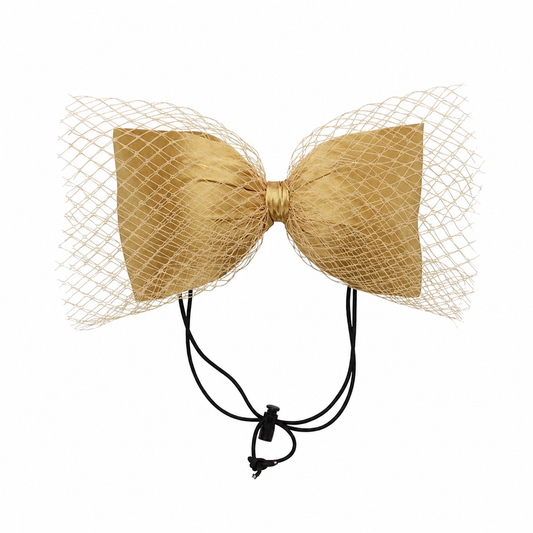 Avant Garde Bow Grand , Ivory ربطة شعر