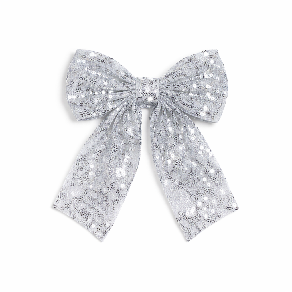 Sequin Longtail Bow مشبك شعر