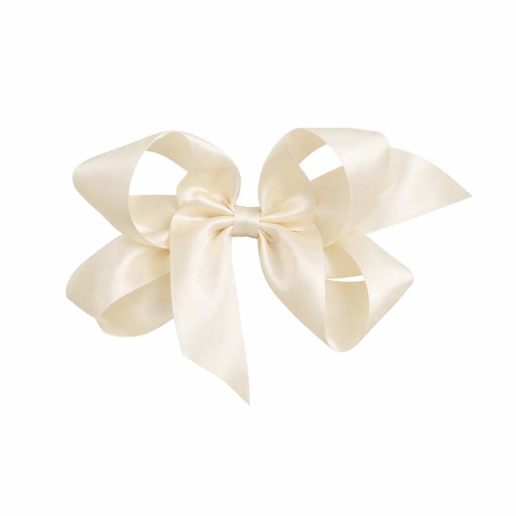 Infant Satin Bow 2مشبك شعر