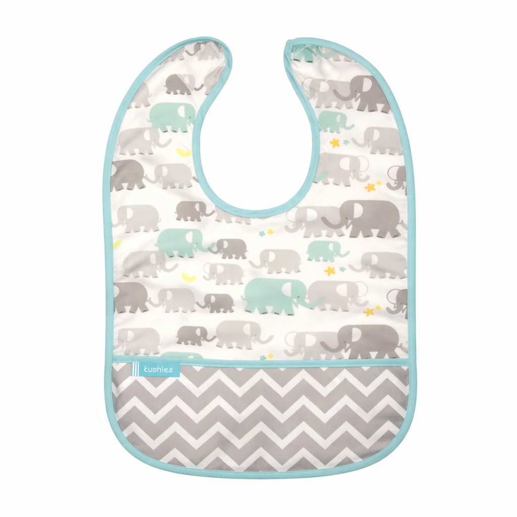 Elephants Bib مريلة نايلون