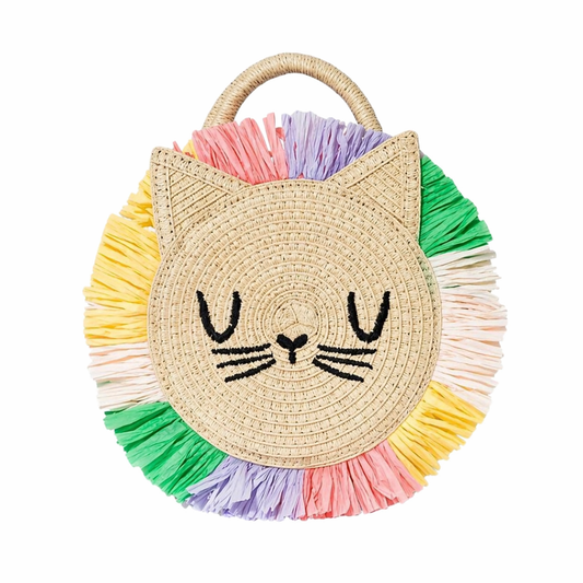 Cat Rattan Bag حقيبة يد
