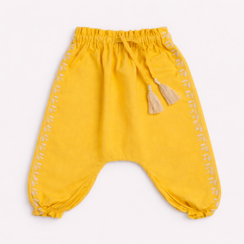 Jimmy Trouser Cotton Twill - Yellow بنطلون بنت