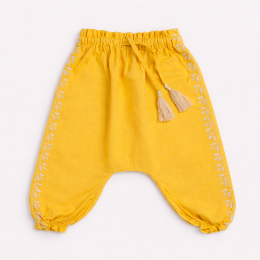 Jimmy Trouser Cotton Twill - Yellow بنطلون بنت