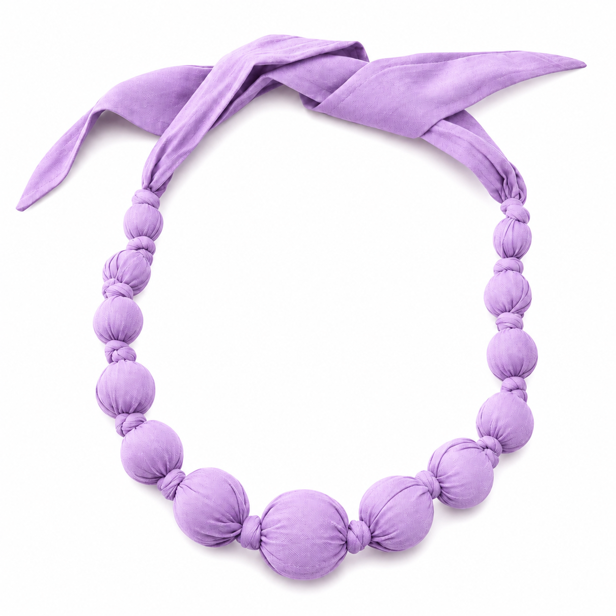 Beaded Neacklace قلب من كور خشب