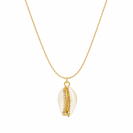 Puka ~ Salty Shells - 18K Gold قلب قوقعة