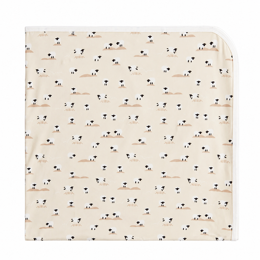 Baa Baa Baby cream Blanket