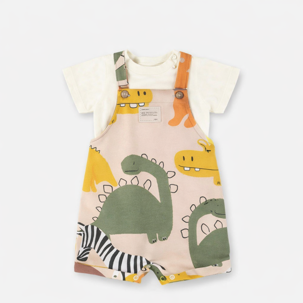 Conjunto Jardinera Romper Set طقم مواليد