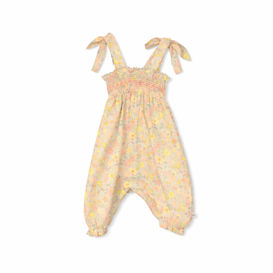 Audrey Smocked Romper جمبسوت بنت