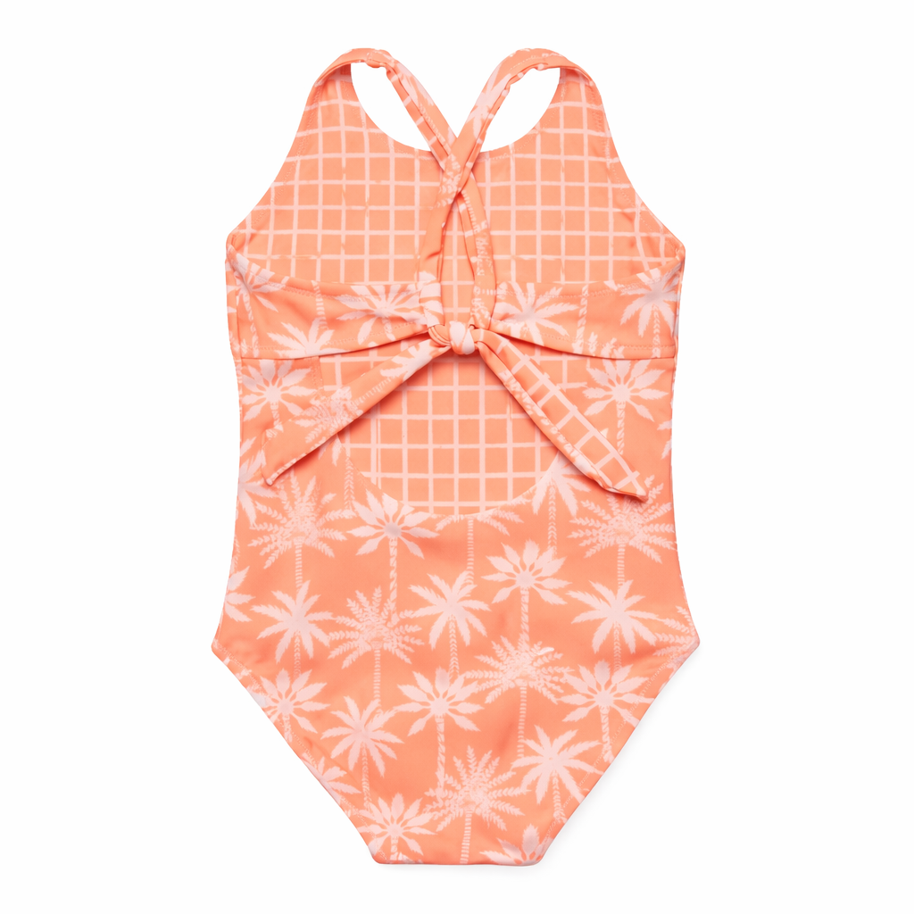 Cali Palms Swimsuit & Short Set طقم سباحة