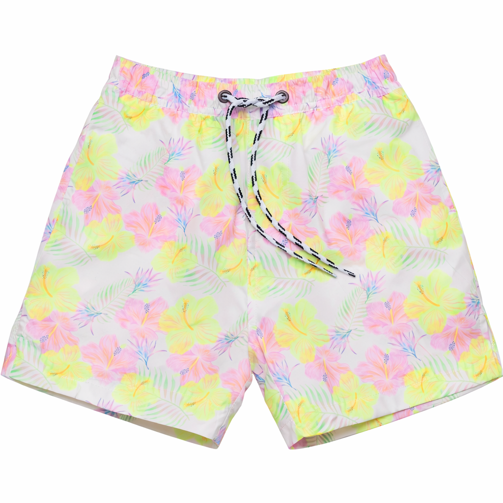 Aloha Vacay Swimsuits & Short Set طقم سباحة