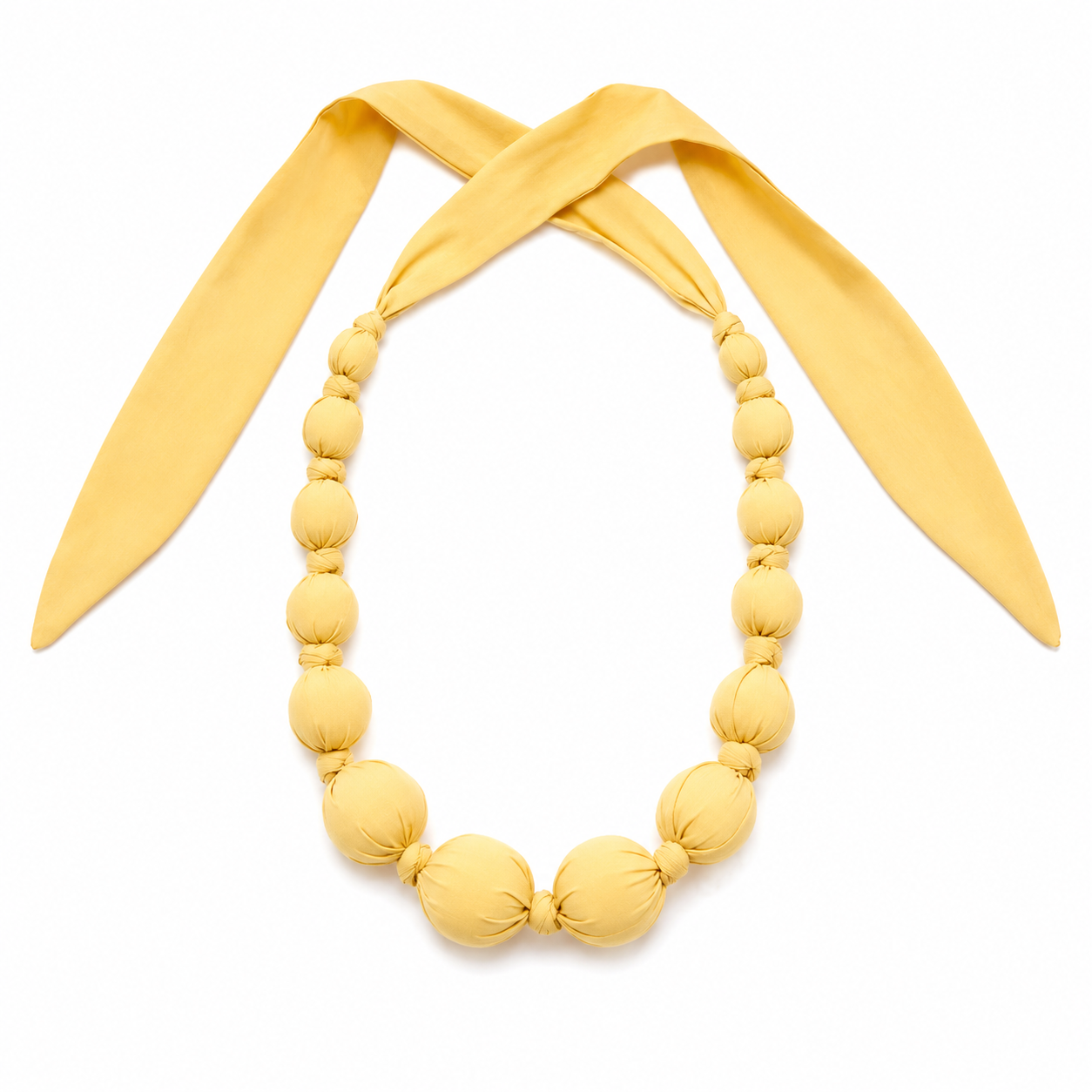 Beaded Neacklace قلب من كور خشب