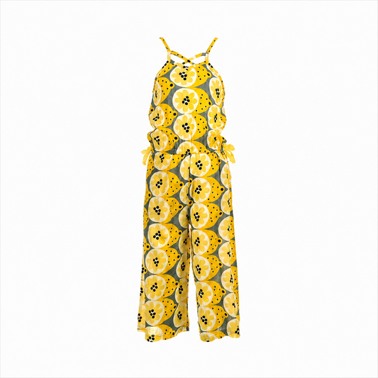 Lemon Alana Jumpsuit جمبسوت لون أصفر