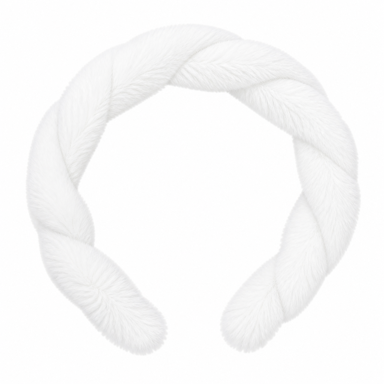 Faux Fur Twist Headband تاج