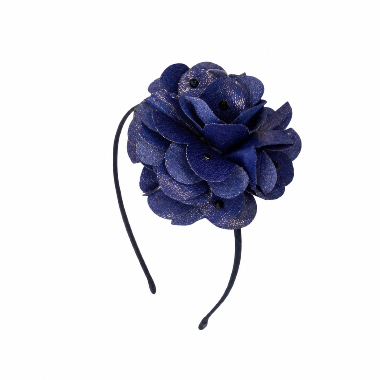 Feel Good Denim Flower Headband تاج
