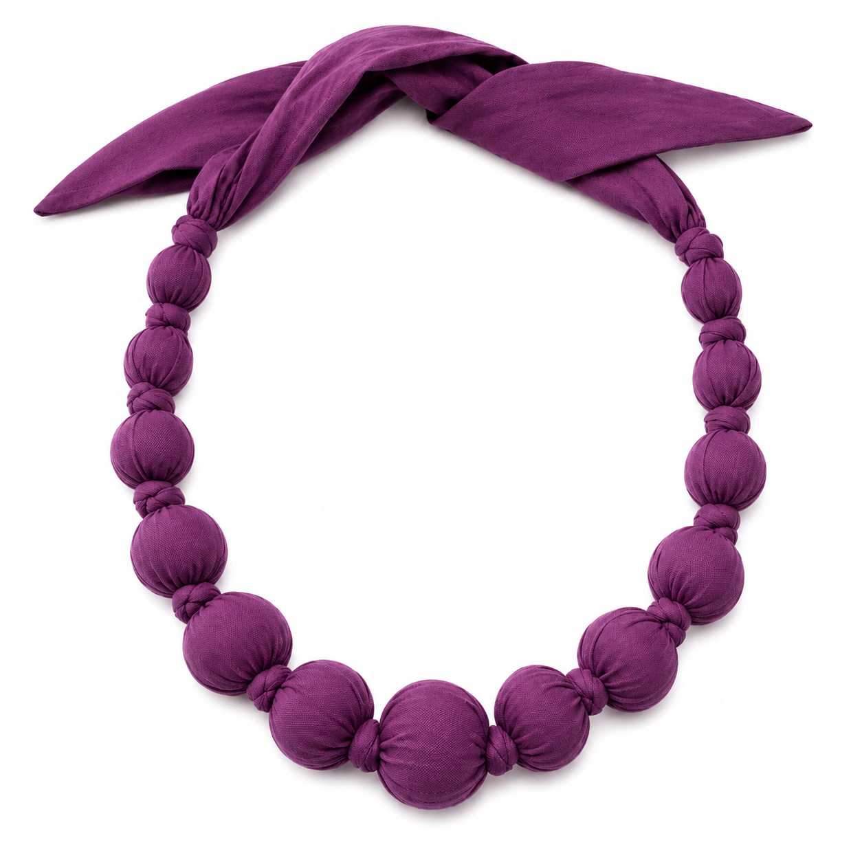 Beaded Neacklace قلب من كور خشب